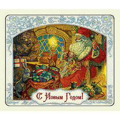 Магнит "Мастерская Деда Мороза" Magic Time