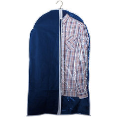 Чехол для одежды подвесной GCN-60*100, нетканка, 60*100см, Рыжий Кот, синий