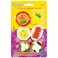 Набор ластиков "P&E", 6 шт Tukzar