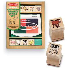 Набор печатей "Животные на ферме" Melissa & Doug