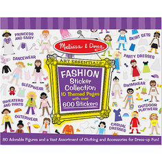 Книжка с многоразовыми наклейками "Мода" Melissa & Doug