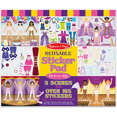 Книжка с многоразовыми наклейками "Примерочная" Melissa & Doug