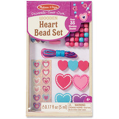 Набор бисера "Сердечки" Melissa & Doug