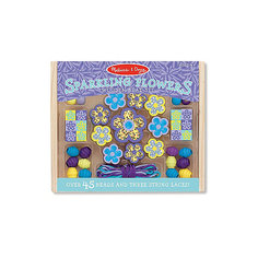Набор бусин "Сияющие цветы" Melissa & Doug