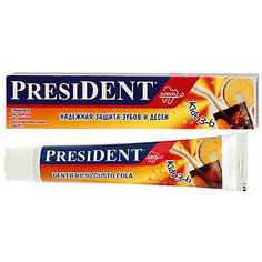 Детская зубная паста  Kids 3-6 кола 50 мл, PRESIDENT
