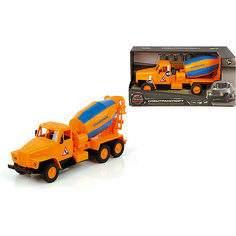 Машина "СтройТранс", со светом и звуком, Пламенный мотор