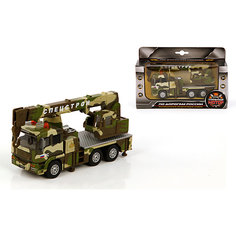 Военный кран, 1:32, со светом и звуком, Пламенный мотор