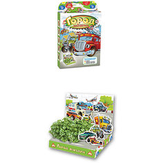 Набор для выращивания "Живая открытка" - Город машин Happy Plant Бумбарам