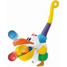 Игровая каталка с ручкой "Пеликан-затейник", Kiddieland