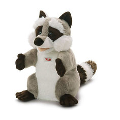 Мягкая игрушка на руку Енот, 25 см, Trudi