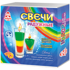 Свечи радужные Азбука Тойс