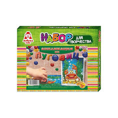 Аппликация из пуговиц "Краб" Азбука Тойс