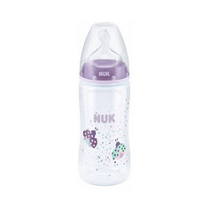 Бутылочка First Choice Plus пласт. (ПП) 300 мл с сил. соской М р-р 1, NUK, фиолетовый