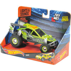 Электромеханическая машинка, зелёная, 14 см, Hot Wheels Toy State