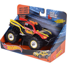 Электромеханическая машинка, красно-жёлтая, 14 см, Hot Wheels Toy State