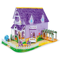 3D пазл "Пурпурный домик для куклы", Melissa &amp; Doug