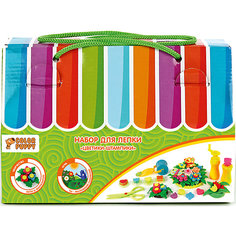 Набор для лепки "Цветики-штампики", тесто 240 г Color Puppy