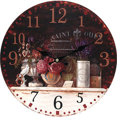 Часы настенные "Вечерний Прованс", диаметр 34 см Белоснежка