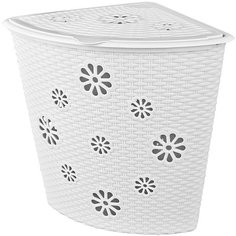 Корзина для белья "Плетёнка"(500х385х460), Alternativa, белый