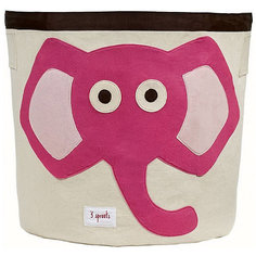 Корзина для хранения Слонёнок (Pink Elephant), 3 Sprouts, розовый