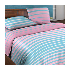 Постельное белье 2,0 сп. Stripe Pink БИО Комфорт, Wenge Motion