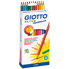 Полимерные цветные карандаши, 24 шт. Giotto