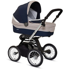 Коляска-люлька Inglesina Sofia, синий/бежевый на шасси Ergobike Slate