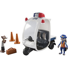 Игровой набор "Полицейский мотороллер", Зверополис Tomy