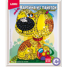 Картина из пайеток "Игривый щенок" Lori