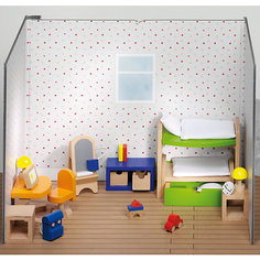 Мебель для кукольной детской с двухэтажной кроватью, goki