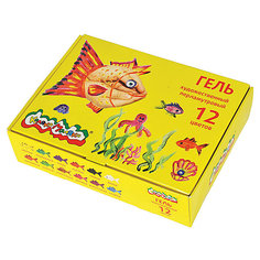 Перламутровый гель, 12 цветов, Каляка-Маляка