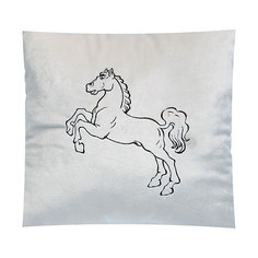 Декоративная подушка Лошадь арт. 1845, Small Toys, молочный СмолТойс