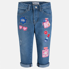 Бриджи джинсовые для девочки Mayoral