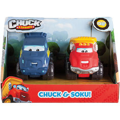 Машинки 5 см, 2 шт., Чак и его друзья Jazwares