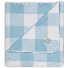 Байковый плед 100х150 см, Jollein, Check blue