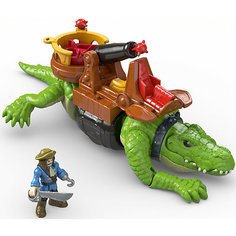 Игровой набор Fisher Price Imaginext - Капитан Крюк и крокодил Mattel
