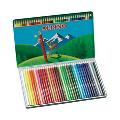 Цветные шестигранные карандаши, 36 цв. Alpino