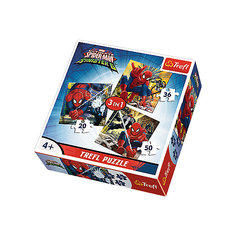 Набор 3в1( 20+36+50дет) Человек-паук Trefl