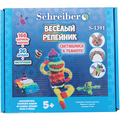 Конструктор-липучка "Веселый репейник" светящийся в темноте (202 детали) Schreiber