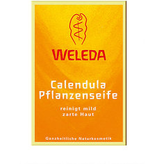 Мыло растительное с календулой и лекарственными травами, 100г., Weleda