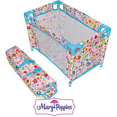 Кроватка для куклы "Фантазия",  51*32*33 см, Mary Poppins