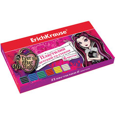 Пластилин 6 цветов Ever After High, 108г, со стеком Erich Krause