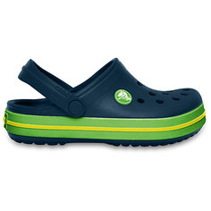 Сабо Crocband™ clog, синий, салатовый Crocs