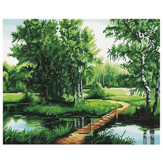 Картина мозаикой "Мостик в лесу", 40*50 см Molly