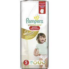 Трусики Pampers Premium Care Pants,12-18кг, размер 5, 40 шт., Pampers
