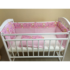 Борт в кроватку, GulSara, 18.12 розовый
