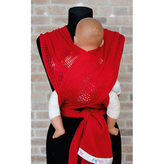 Слинг-шарф из хлопка плетеный размер s-m, Филап, Filt, красный