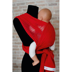 Слинг-шарф из хлопка плетеный размер l-xl, Филап, Filt, красный