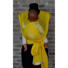 Слинг-шарф из хлопка плетеный размер l-xl, Филап, Filt, желтый