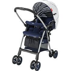 Прогулочная коляска Aprica Luxuna Light CTS, синий/белый